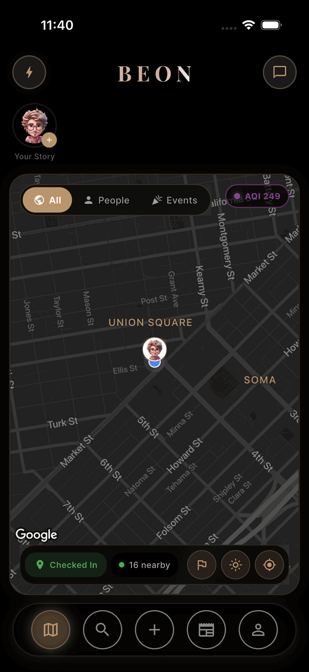 BEON App - Map View